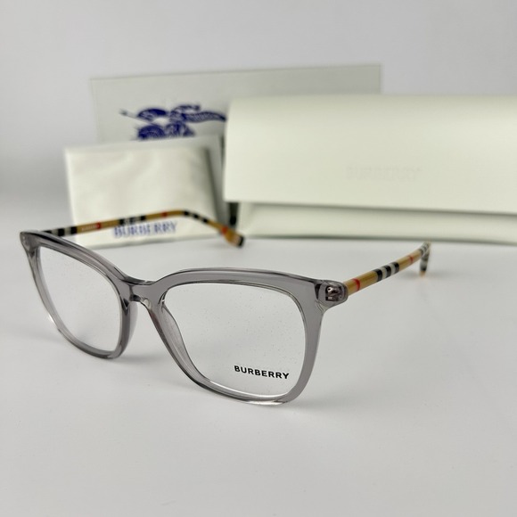 Burberry Accessories - BURBERRY BE2390 3892 Transparent Women's Eyeglasses‎ with Case & Cloth 52-17-140